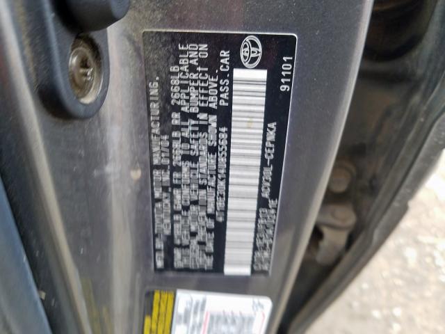 4T1BE30K14U855684 - 2004 TOYOTA CAMRY LE  photo 10