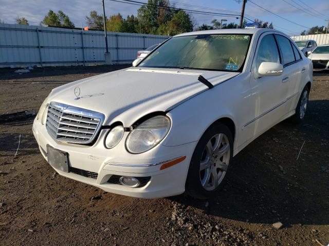 WDBUF56X87B119722 - 2007 MERCEDES-BENZ E 350 WHITE photo 2