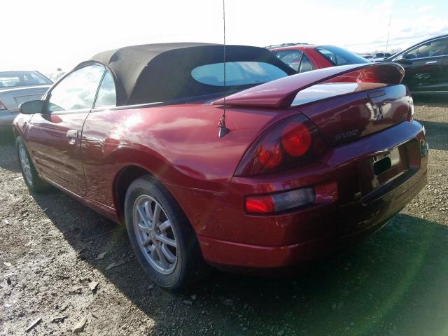 4A3AE45G31E185715 - 2001 MITSUBISHI ECLIPSE SPYDER GS  photo 3