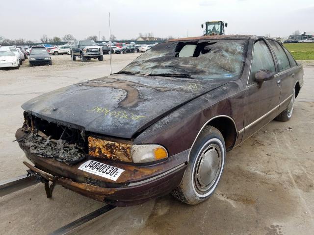 1G1BL53E6PR137995 - 1993 CHEVROLET CAPRICE CLASSIC  photo 2