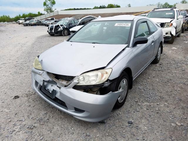 1HGEM22154L040723 - 2004 HONDA CIVIC DX VP  photo 2