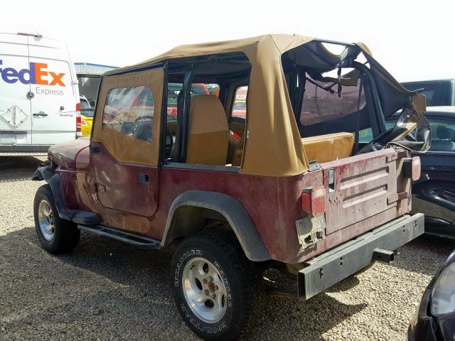 1J4FY29S0RP467646 - 1994 JEEP WRANGLER / YJ SE  photo 3