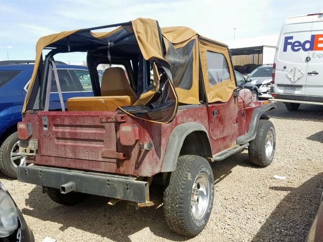 1J4FY29S0RP467646 - 1994 JEEP WRANGLER / YJ SE  photo 4