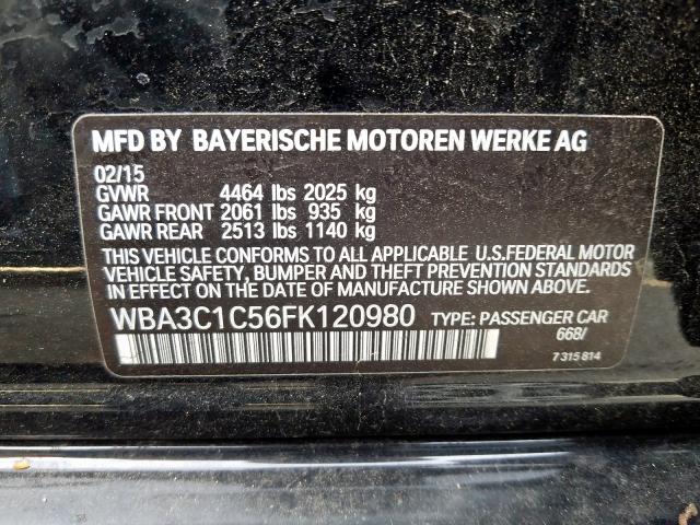 WBA3C1C56FK120980 - 2015 BMW 328 I SULEV  photo 10