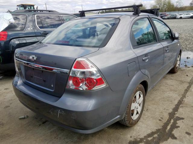 KL1TD56687B148459 - 2007 CHEVROLET AVEO BASE  фото 4