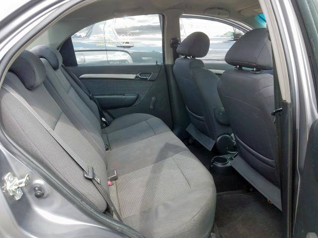 KL1TD56687B148459 - 2007 CHEVROLET AVEO BASE  фото 6