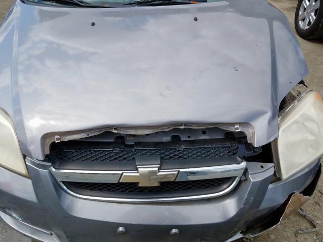 KL1TD56687B148459 - 2007 CHEVROLET AVEO BASE  фото 7