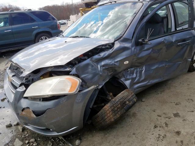 KL1TD56687B148459 - 2007 CHEVROLET AVEO BASE  фото 9