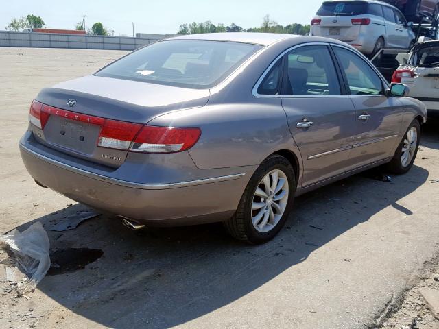 KMHFC46F16A119954 - 2006 HYUNDAI AZERA SE  photo 4