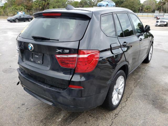 5UXWX9C57E0D22788 - 2014 BMW X3 XDRIVE28I BLACK photo 4