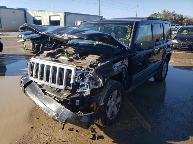 1J8HG48K18C246845 - 2008 JEEP COMMANDER SPORT Սև լուսանկար 2