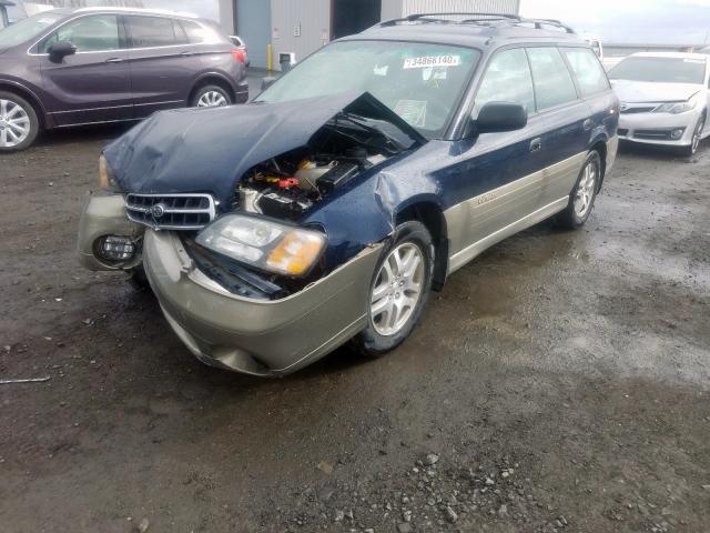 4S3BH675517650618 - 2001 SUBARU LEGACY OUTBACK AWP  照片 2