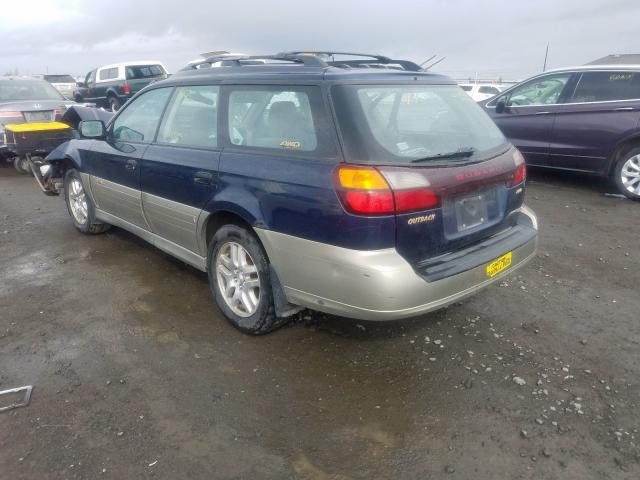 4S3BH675517650618 - 2001 SUBARU LEGACY OUTBACK AWP  photo 3