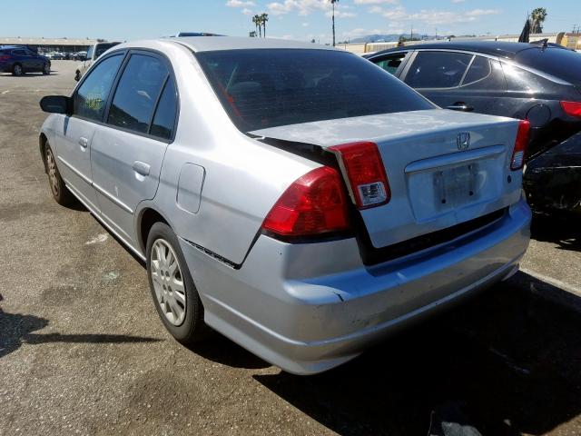 2HGES16625H508525 - 2005 HONDA CIVIC LX  photo 3