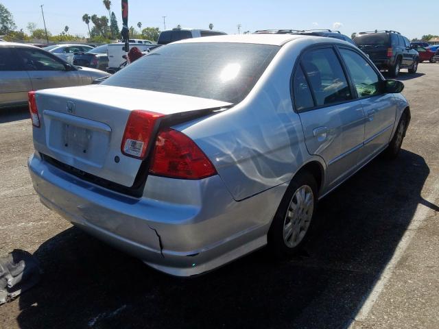 2HGES16625H508525 - 2005 HONDA CIVIC LX  photo 4