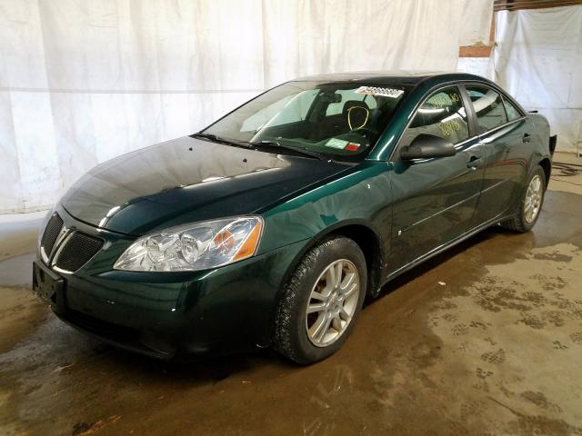 1G2ZG558364128835 - 2006 PONTIAC G6 SE1 GREEN photo 2