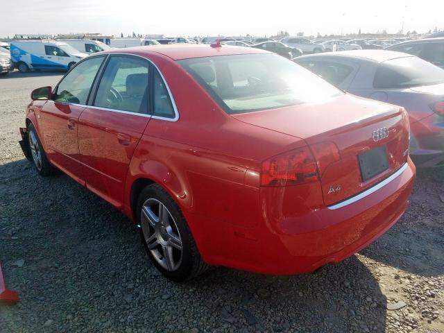 WAUAF78E98A125030 - 2008 AUDI A4 2.0T  photo 3
