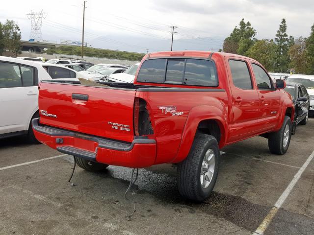 3TMJU62N76M022748 - 2006 TOYOTA TACOMA DOUBLE CAB PRERUNNER  photo 4