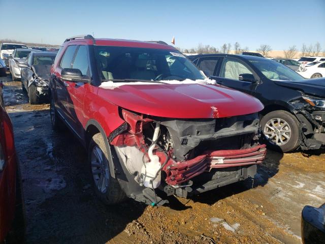 1FMHK8D86CGA25410 - 2012 FORD EXPLORER XLT RED photo 1