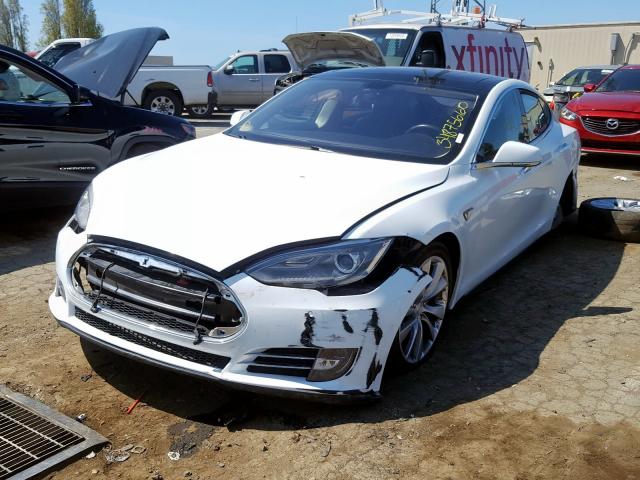 5YJSA1H18EFP33513 - 2014 TESLA MODEL S  լուսանկար 2