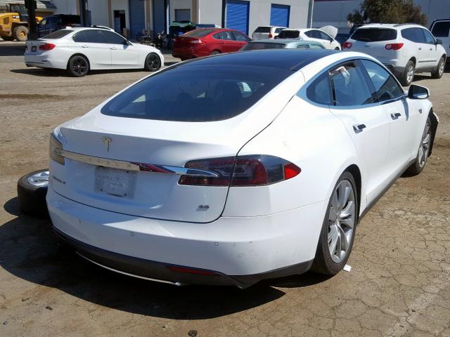 5YJSA1H18EFP33513 - 2014 TESLA MODEL S  լուսանկար 4