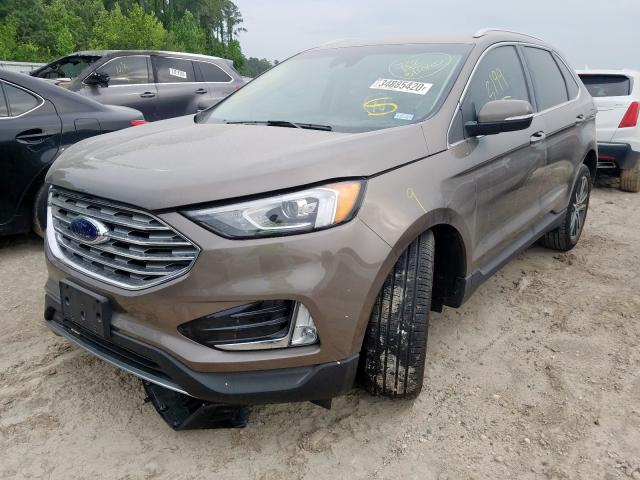 2FMPK3K97KBC72676 - 2019 FORD EDGE TITANIUM  photo 2