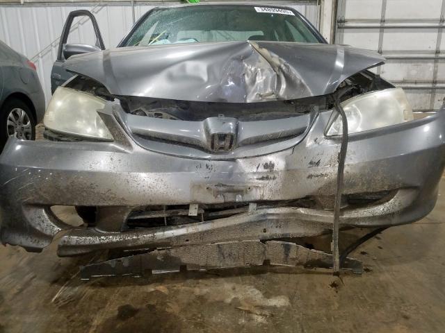 2HGES257X5H500186 - 2005 HONDA CIVIC EX  photo 9