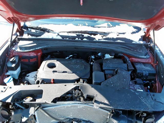 5NMS3CAD0LH215143 - 2020 HYUNDAI SANTA FE SEL  photo 7