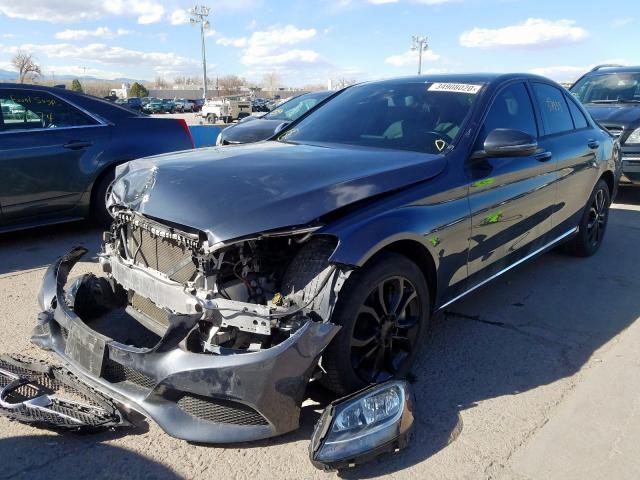 55SWF4KB5GU097978 - 2016 MERCEDES-BENZ C 300 4MATIC  photo 2