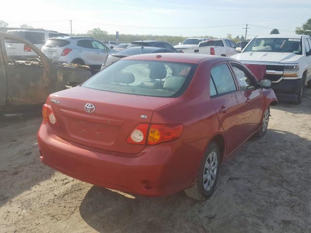 2T1BU4EE0AC462445 - 2010 TOYOTA COROLLA BASE  photo 4