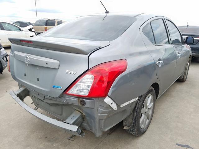 3N1CN7AP6EL865183 - 2014 NISSAN VERSA S  photo 4