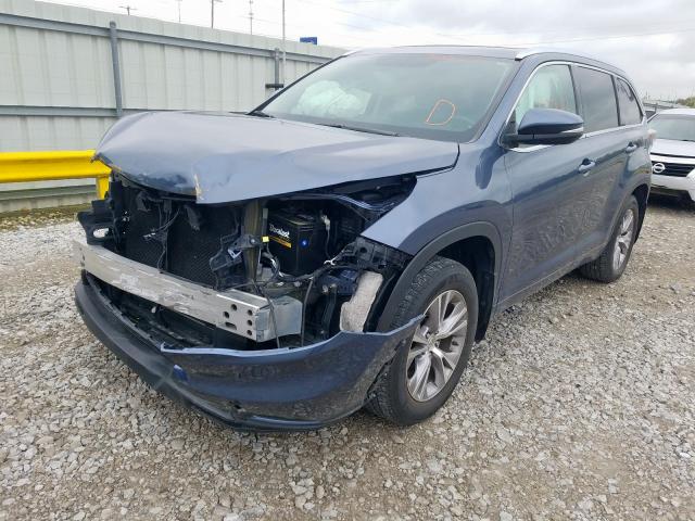 5TDJKRFH2FS180166 - 2015 TOYOTA HIGHLANDER XLE  ფოტო 2