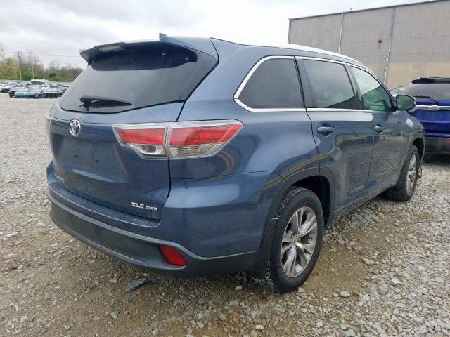 5TDJKRFH2FS180166 - 2015 TOYOTA HIGHLANDER XLE  ფოტო 4