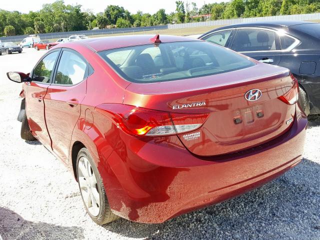 5NPDH4AE4DH212016 - 2013 HYUNDAI ELANTRA GLS  photo 3