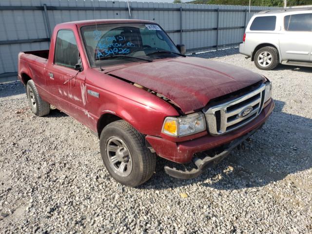 1FTYR10D49PA34920 - 2009 FORD RANGER MAROON photo 1