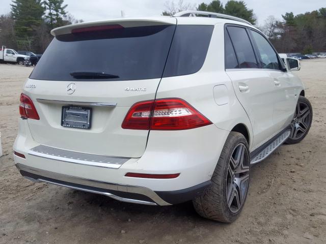 4JGDA5HB1CA014663 - 2012 MERCEDES-BENZ ML 350 4MATIC  photo 4