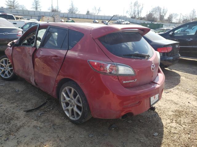 JM1BL1H37A1329889 - 2010 MAZDA SPEED 3 RED photo 3