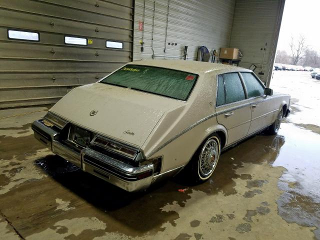 1G6AS6986EE814385 - 1984 CADILLAC SEVILLE  photo 4