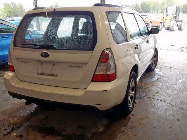JF1SG63677H734711 - 2007 SUBARU FORESTER 2.5X  photo 4
