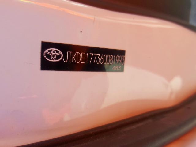 JTKDE177360081993 - 2006 TOYOTA SCION TC  ფოტო 10