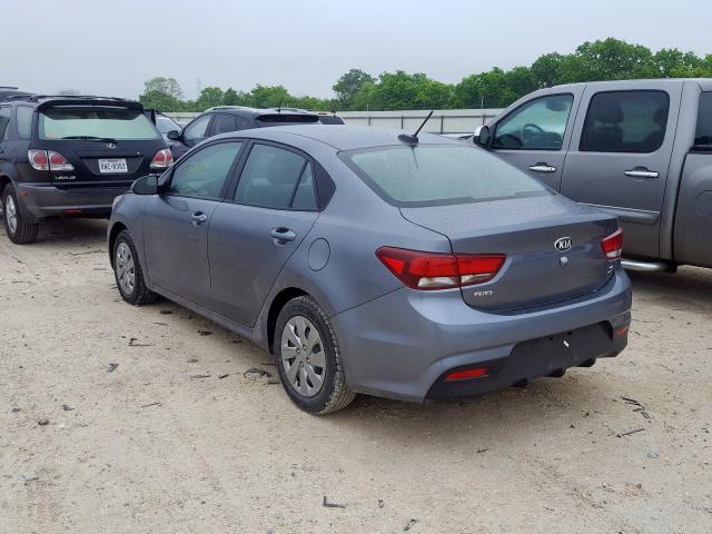 3KPA24AB5KE172668 - 2019 KIA RIO S  photo 3