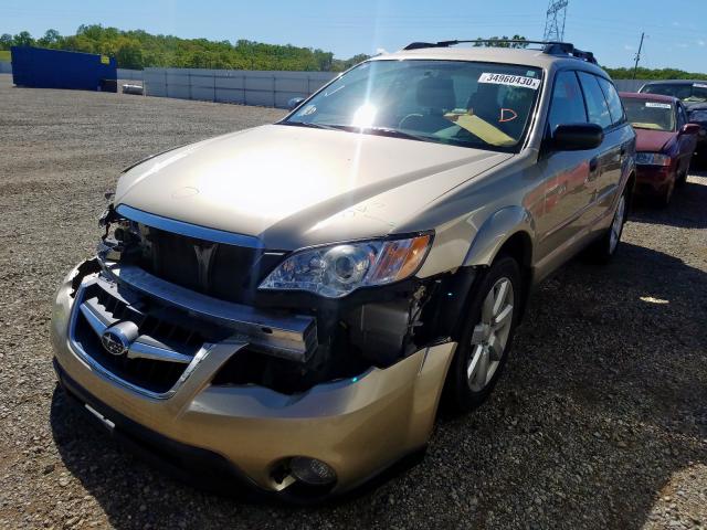 4S4BP61C597333245 - 2009 SUBARU subaru outback 2.  photo 2