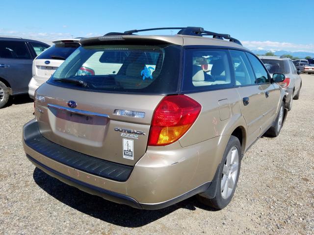 4S4BP61C597333245 - 2009 SUBARU subaru outback 2.  photo 4