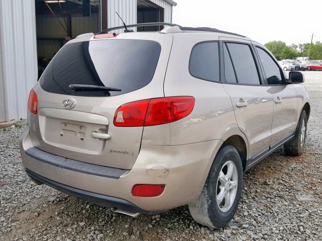 5NMSG13D87H052527 - 2007 HYUNDAI SANTA FE GLS  photo 4