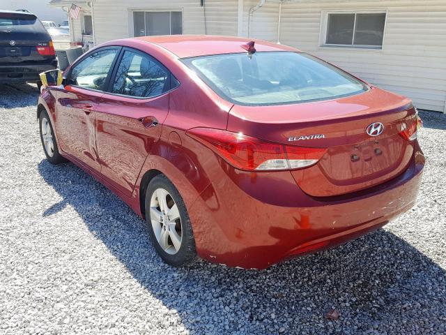 KMHDH4AE7BU156328 - 2011 HYUNDAI ELANTRA GLS  photo 3