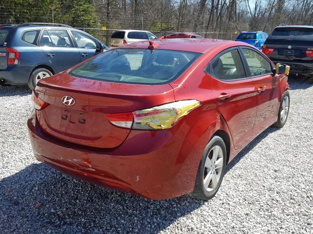 KMHDH4AE7BU156328 - 2011 HYUNDAI ELANTRA GLS  photo 4