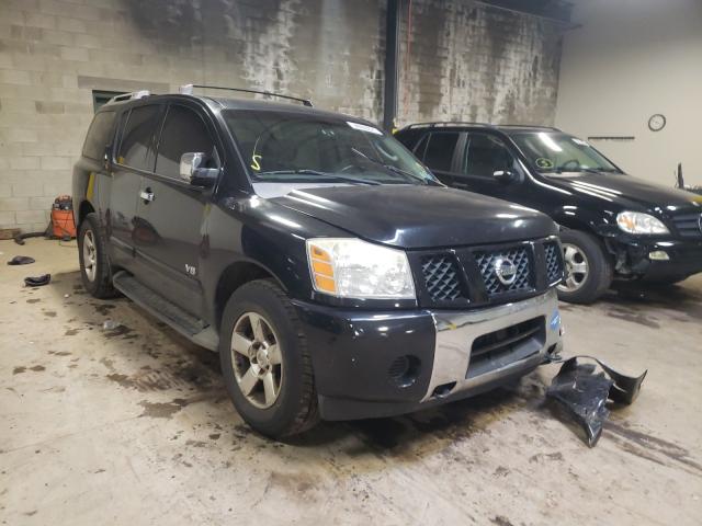 5N1AA08C27N714012 - 2007 NISSAN ARMADA SE BLACK photo 1