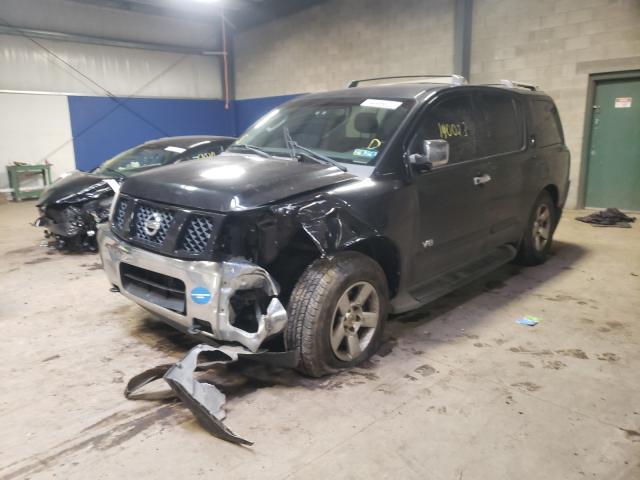 5N1AA08C27N714012 - 2007 NISSAN ARMADA SE BLACK photo 2