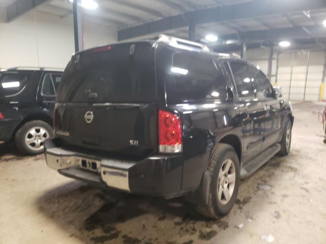 5N1AA08C27N714012 - 2007 NISSAN ARMADA SE BLACK photo 4