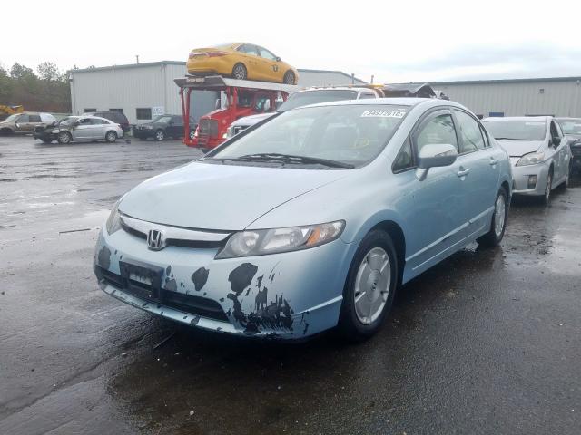 JHMFA36248S009834 - 2008 HONDA CIVIC HYBRID  photo 2